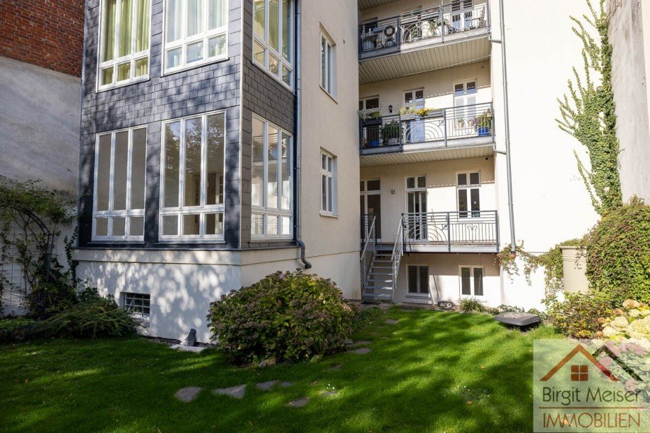 Garten Maisonettewohnung Schwerin