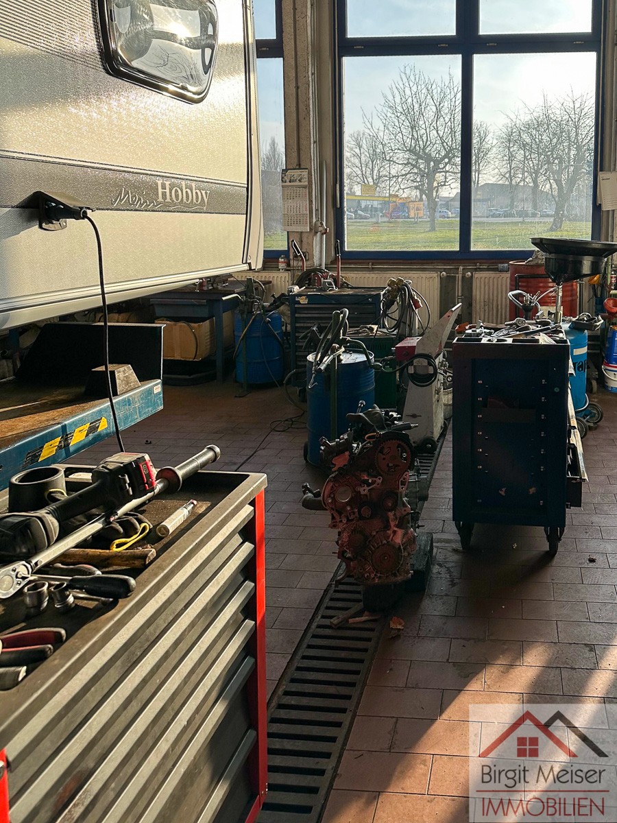 Werkstattbereich Halle / Lager / Produktion Wittenburg