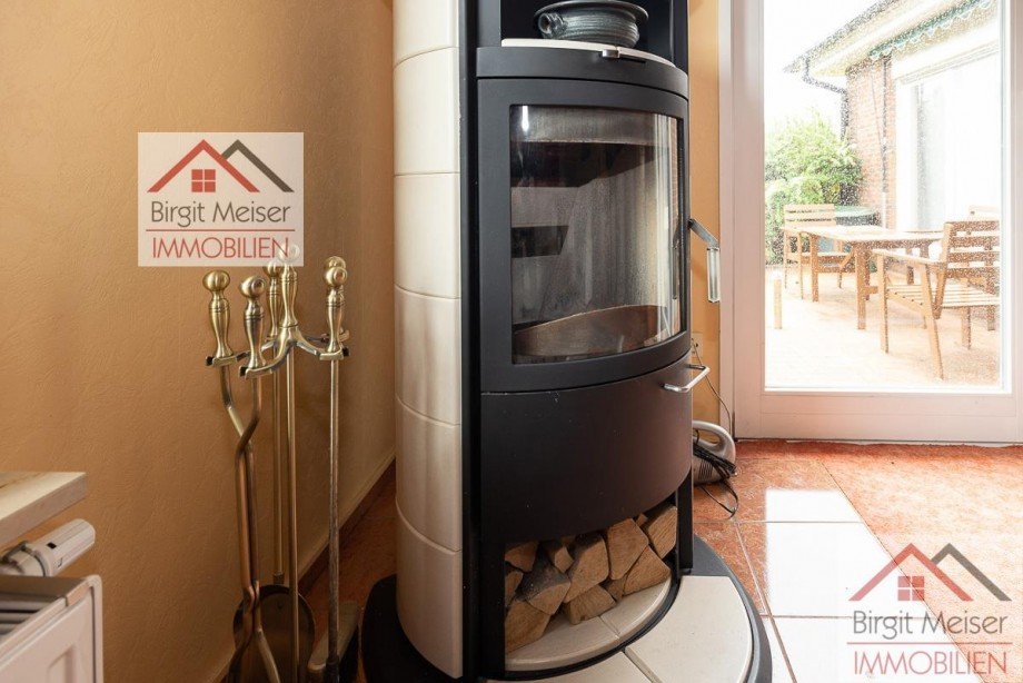Kamin f�r knisternde W�rme Einfamilienhaus Bollewick