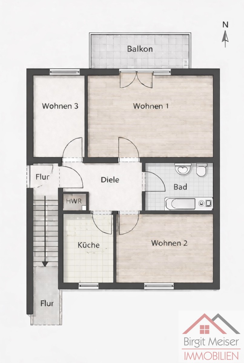 Grundriss Wohnung Schwerin