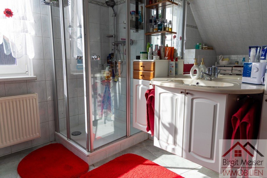 Fenster, Dusche, Wasch Doppelhaush�lfte Warsow