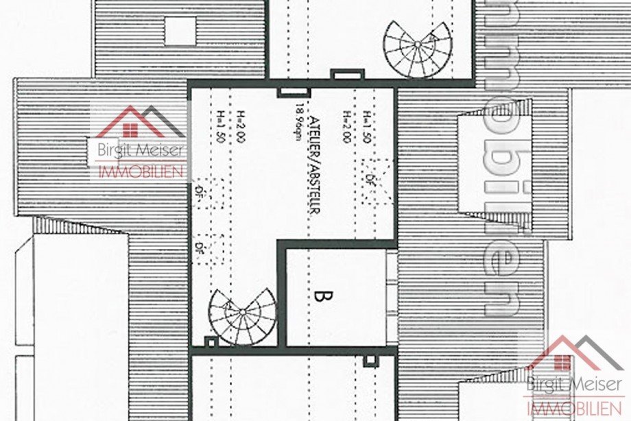 Grundriss Ebene 2 Maisonettewohnung Schwerin