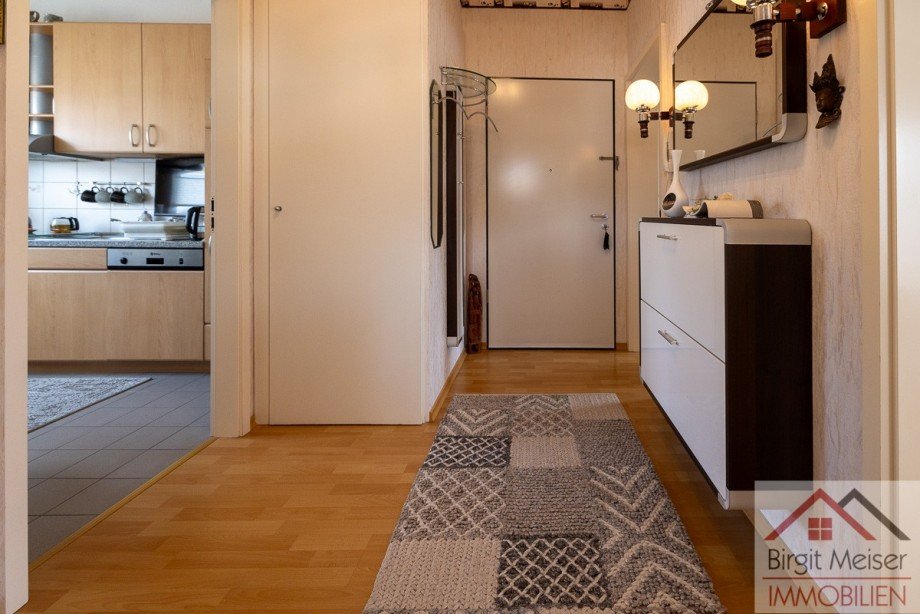 Blick zur K�che Wohnung Schwerin