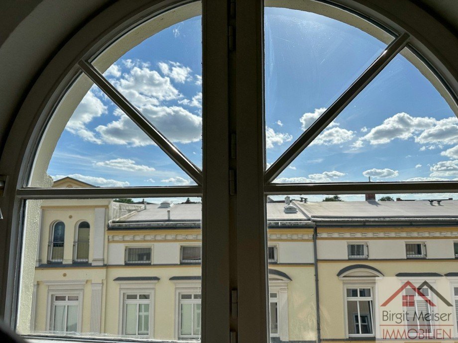 Blick aus der K�che Wohnung Schwerin