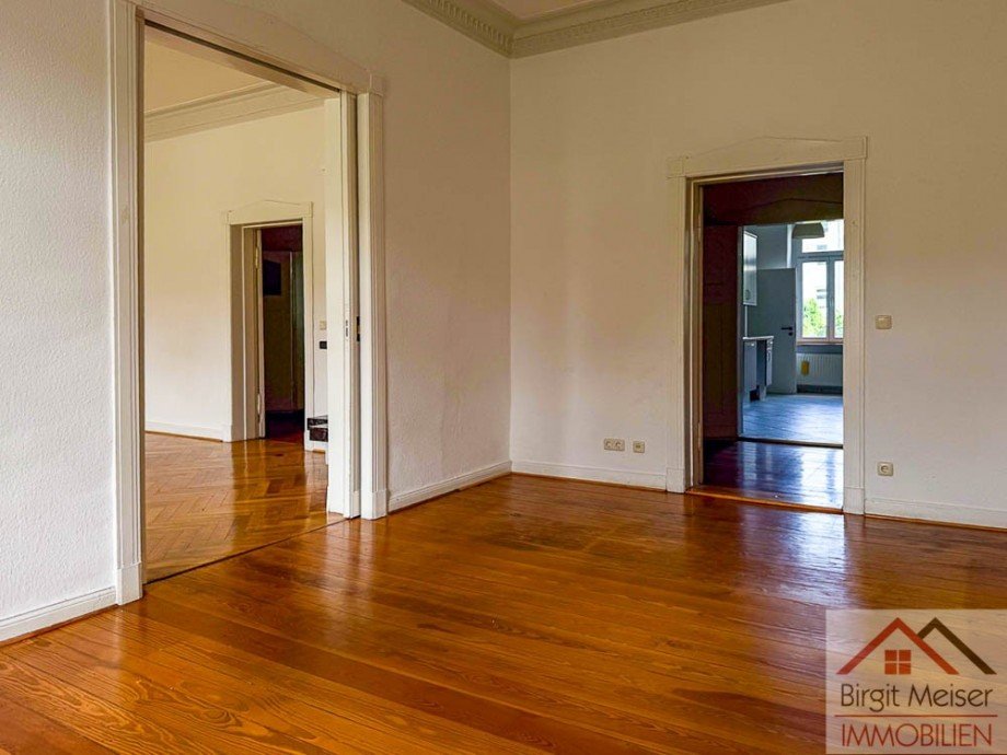 Blick zur K�che Wohnung Schwerin