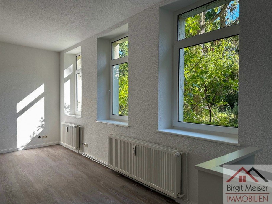 Blick ins Gr�ne Wohnung Schwerin