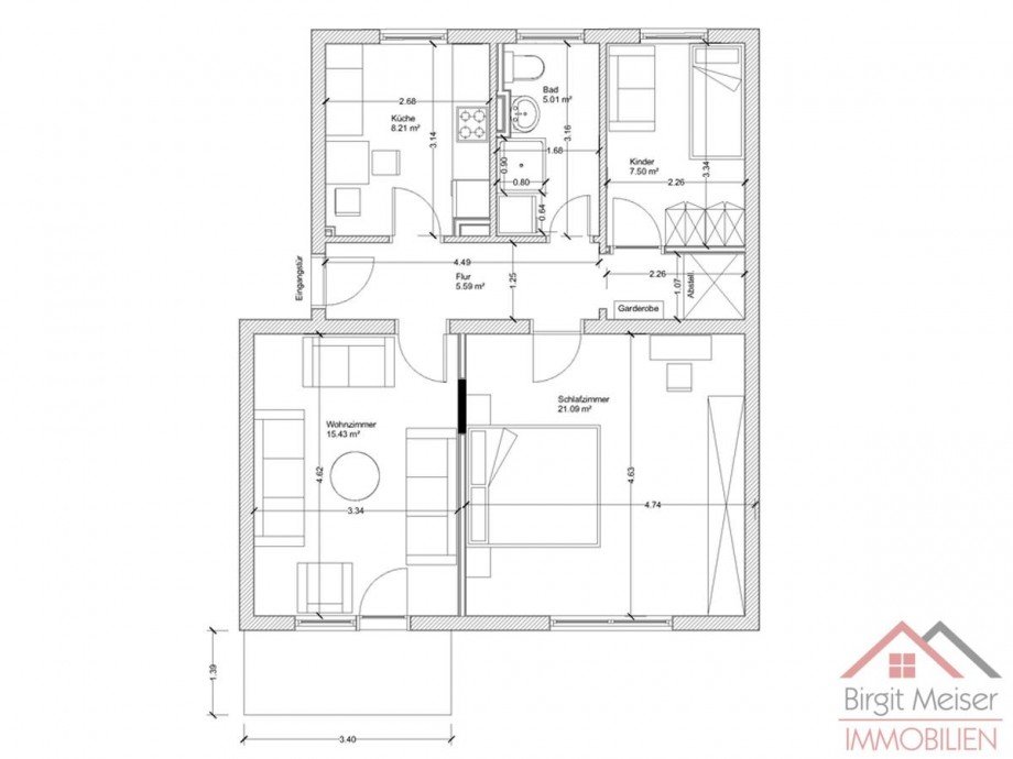 Grundriss Wohnung Schwerin