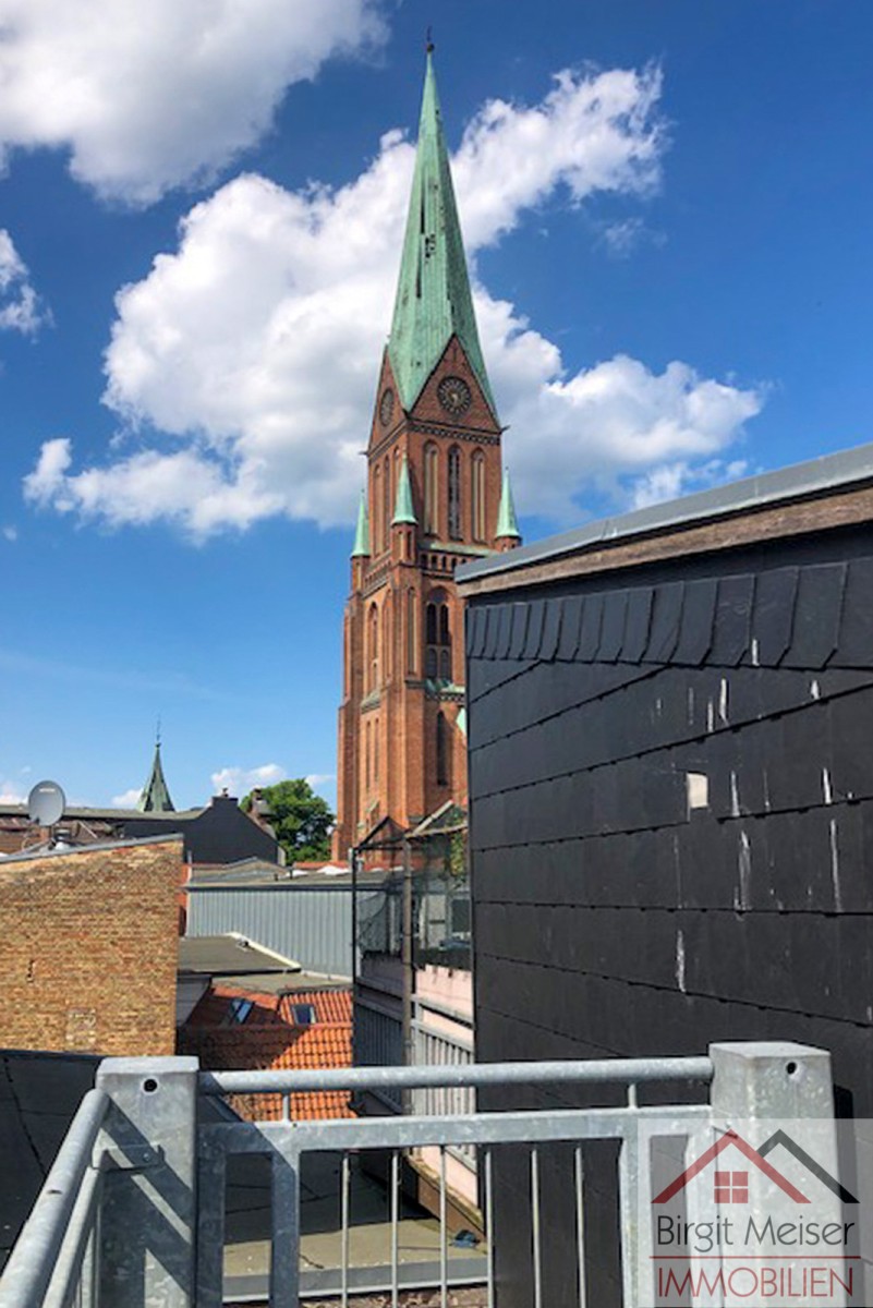 Blick vom Balkon Wohnung Schwerin