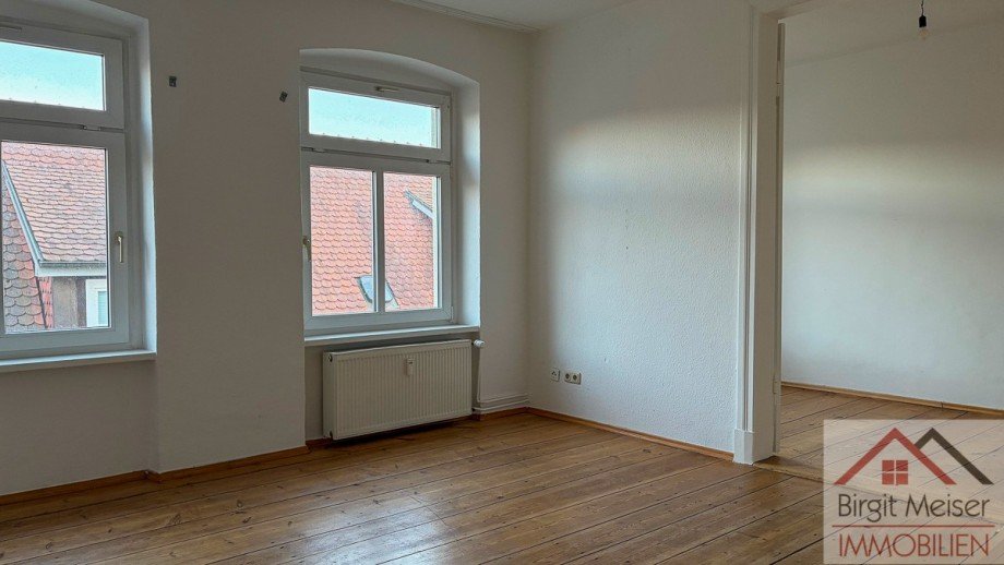 Blick zum kleinsten Zimmer Wohnung Schwerin