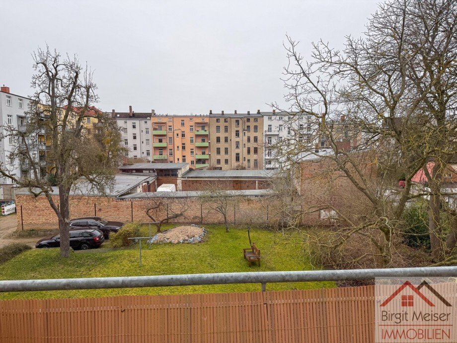 Blick vom Balkon Wohnung Schwerin