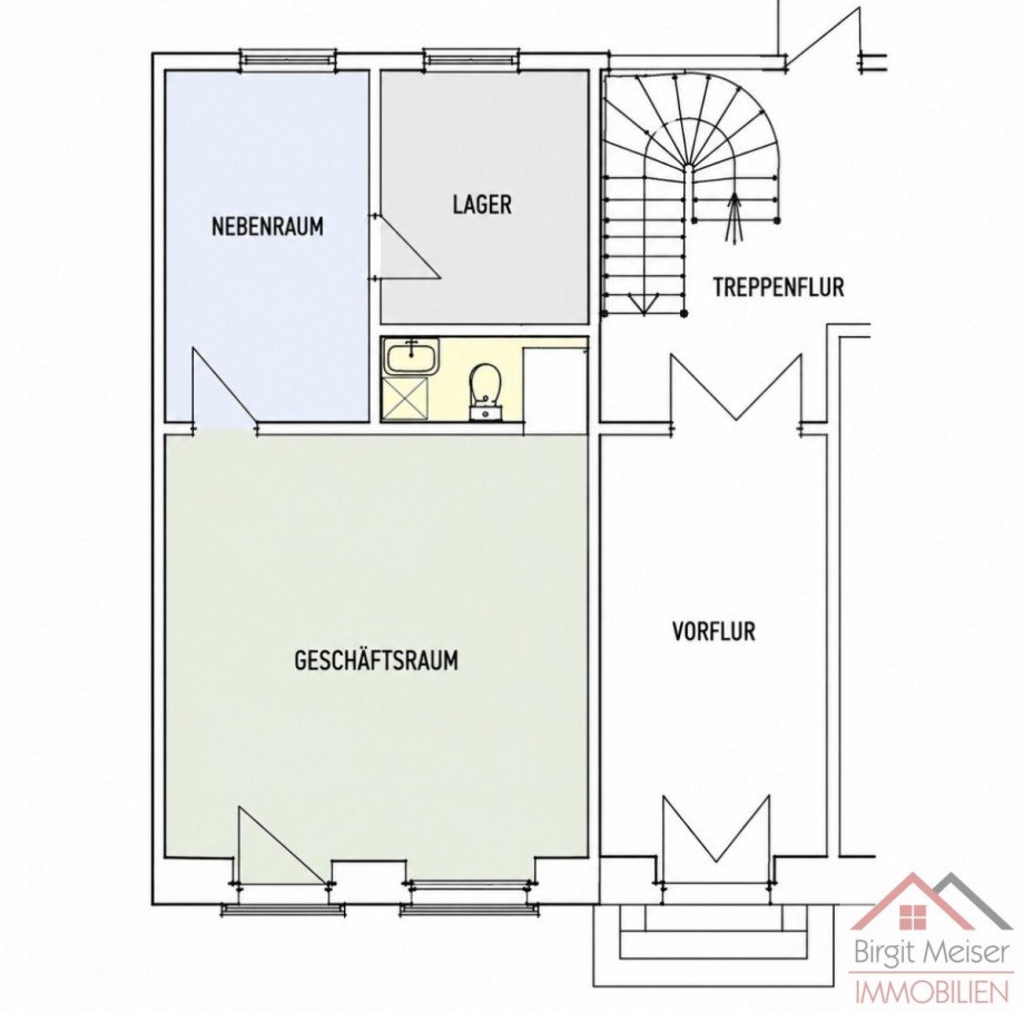 Grundriss Einzelhandel Schwerin