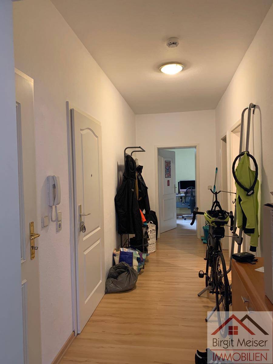 Blick-zum-Schlafzimmer Wohnung Schwerin