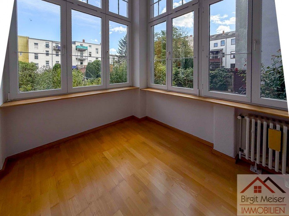 Veranda mit Blick ins Gr�ne Wohnung Schwerin