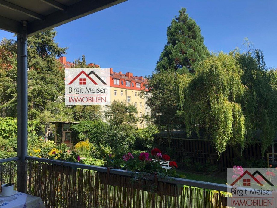 Blick vom Balkon Wohnung Schwerin