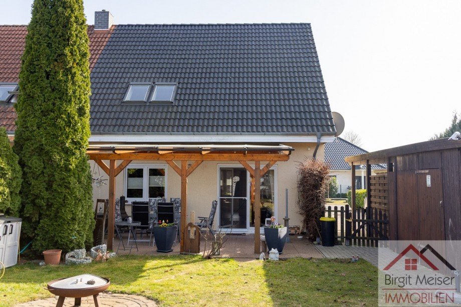 Gartenansicht Doppelhaush�lfte Warsow