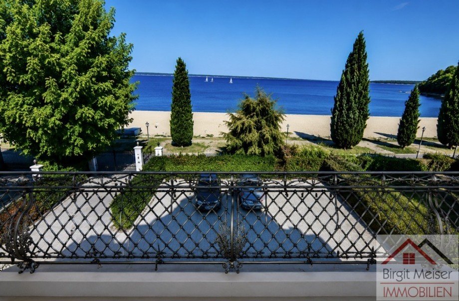 Traumhafter Seeblick vom Balkon Wohnung Schwerin