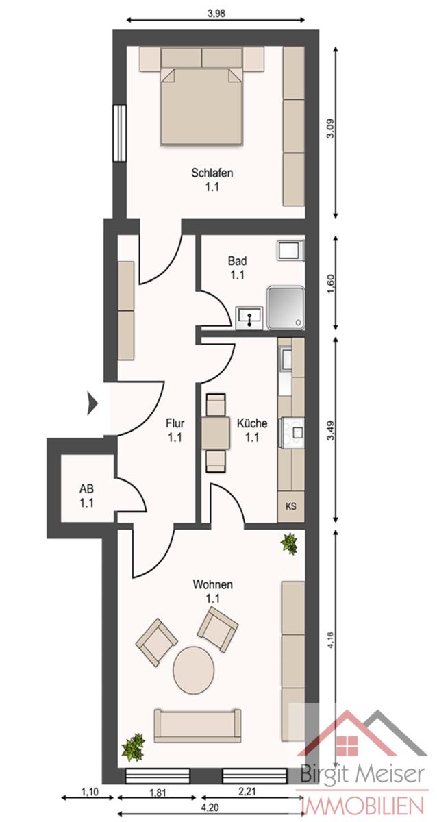 Grundriss Wohnung Schwerin