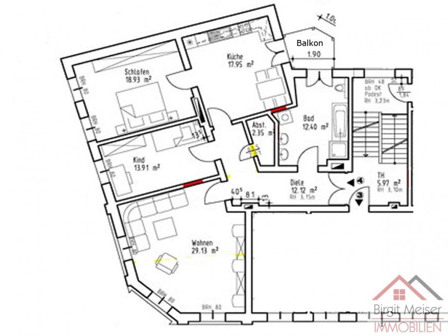 Grundriss Wohnung Schwerin