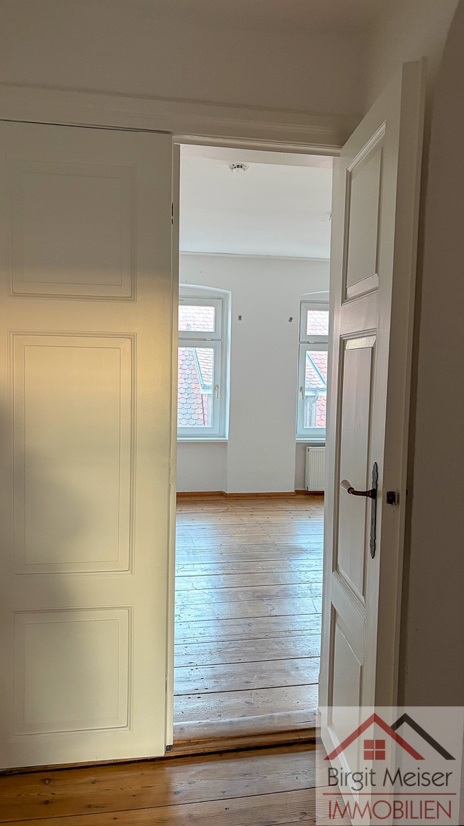 Blick ins Wohnzimmer Wohnung Schwerin