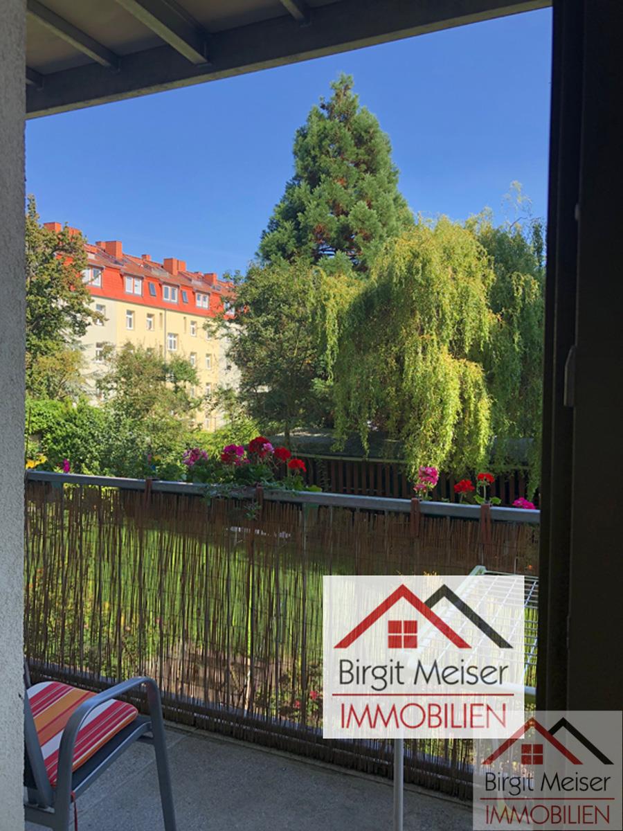 Ausblick vom Balkon Wohnung Schwerin