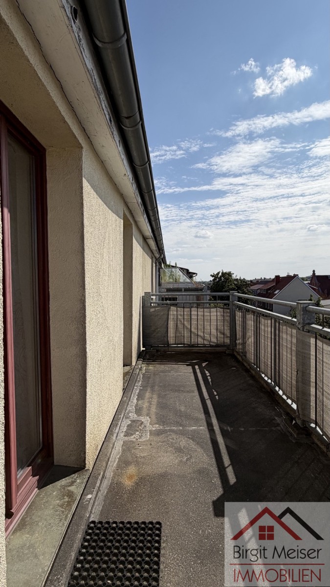 Blick vom Balkon Wohnung Schwerin