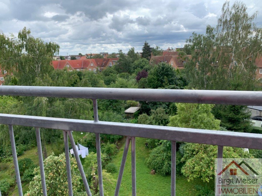 Blick vom Balkon Wohnung Schwerin