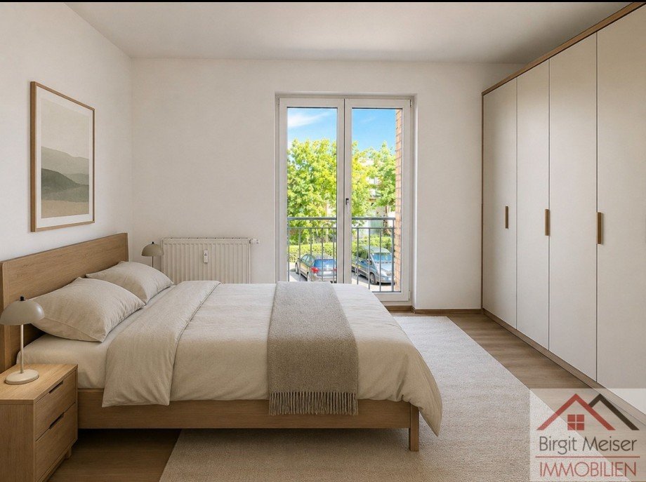 Schlafen - virtuell eingerichtet Wohnung Schwerin